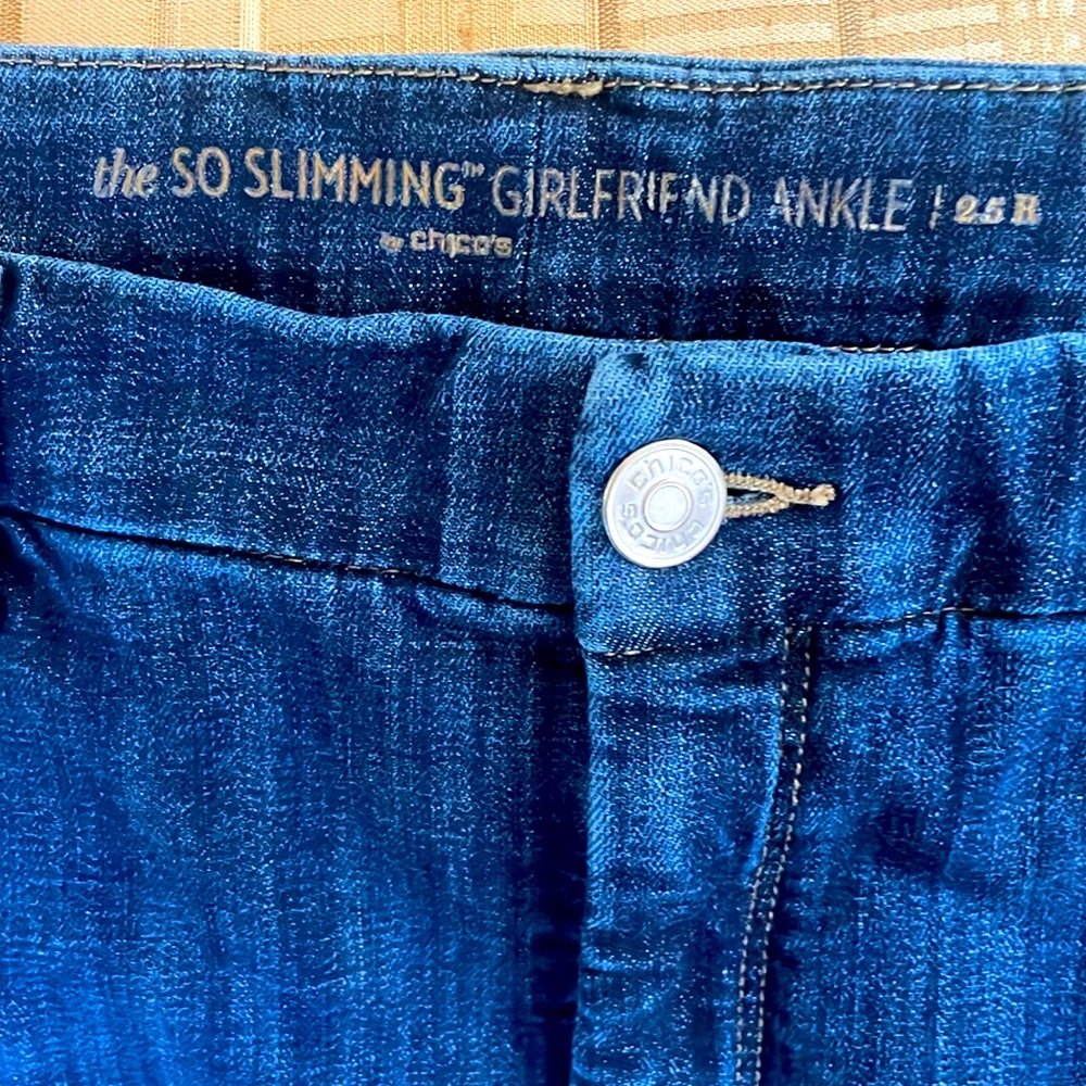 Chico’s “the So Slimming Girlfriend Ankle Jean